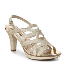 Incaltaminte Femei Naturalizer Delma Glitter Sandal Gold Metallic