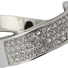 Michael Kors Criss Cross Pavé Ring Silver