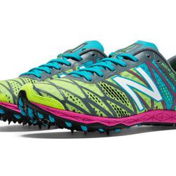 Incaltaminte Femei New Balance XC900v2 Spike Light Yellow with Blue Atoll Exuberant Pink