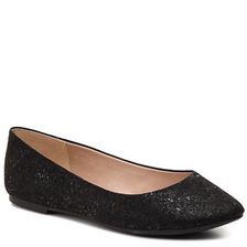 Incaltaminte Femei Mix No 6 Danzey Ballet Flat Black Shimmer Fabric