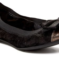 Cole Haan Cortland Detail Cap Toe Ballet Flat II BLK SPARKL