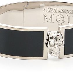 Alexander McQueen Skull Cuff NAVY