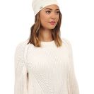 Accesorii Femei UGG Classic Sequin Trimmed Beanie and Tech Fingerless Set Cream Multi