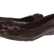 Walking Cradles Bay Brown Patent Lizard Print