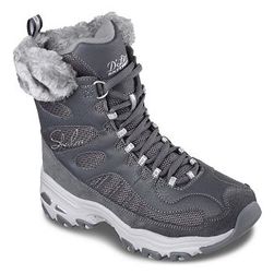 Incaltaminte Femei SKECHERS D\'Lites Chalet Snow Boot Grey