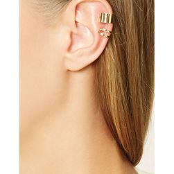 Bijuterii Femei Forever21 Cutout Ear Cuff Set Gold