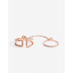 Bijuterii Femei CheapChic Grace Delicate Link Ring Rose Gold