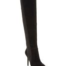 Incaltaminte Femei Charles David Persona Over-the-Knee Boot BLACK SUEDE-STRETCH CREPE