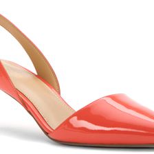 Michael Kors Claudia Slingback Pink Grapefruit Patent
