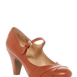 Incaltaminte Femei Naturalizer Layton Mary Jane Pump - Wide Width Available COGNAC SMOOTH