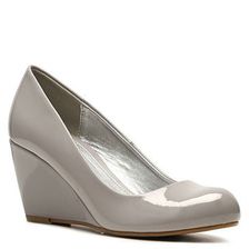 Incaltaminte Femei CL By Laundry Nima Patent Wedge Pump Grey
