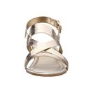 Incaltaminte Femei LAUREN Ralph Lauren Reesa Platino Faux Metallic Snake PU