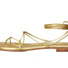 Incaltaminte Femei Michael Kors Bradshaw Pale Gold Metallic Nappa