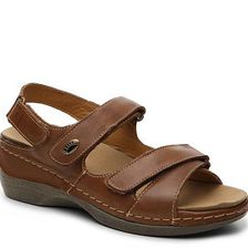 Incaltaminte Femei Spring Step Ruslana Wedge Sandal Dark Brown