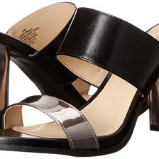 Nine West Prtyprincess Black/Pewter Leather