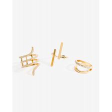 Bijuterii Femei CheapChic Swirl And T Caged Ring Set Met Gold