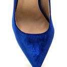 Incaltaminte Femei CheapChic Head To Toe Pointed Velvet Pumps Blue