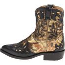 Incaltaminte Femei Frye Billy Overlay Short BlackGoldSoft Vintage LeatherMetallic