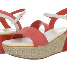Incaltaminte Femei Cole Haan Arden Wedge Orange Pop Nubuck