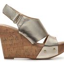 Incaltaminte Femei CL By Laundry Camden Wedge Sandal Gold