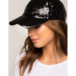 Accesorii Femei CheapChic All Over Sequins Cap Black