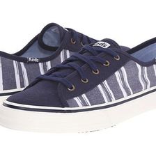 Incaltaminte Femei Keds Double Up Washed Stripe Navy 1