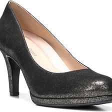 Naturalizer Michelle Black/Gold Metallic Fabric