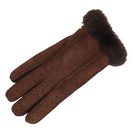 Accesorii Femei UGG Classic Perforated Two Point Glove Chcoolate