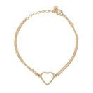 Bijuterii Femei Forever21 Faux Stone Bracelet Set Goldpink