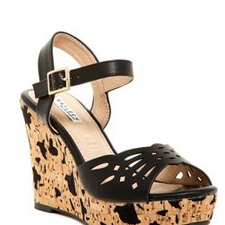 Incaltaminte Femei Elegant Footwear Daniella Wedge Sandal BLACK