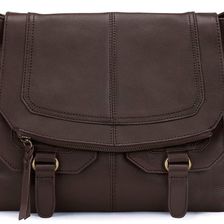 The Sak Carmel Flap Messenger Mahogany