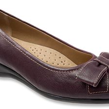 Trotters Landry Burgundy Casual Veg Leather
