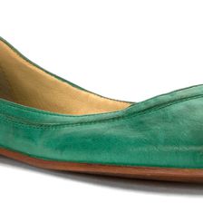 Frye Carson Ballet Kelly Green Antique Soft Vintage