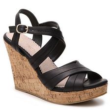 Incaltaminte Femei Restricted Rattle Wedge Sandal Black