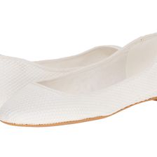 Nine West Adorabl White Fabric/White Fabtic
