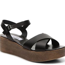 Incaltaminte Femei Steve Madden Steenie Wedge Sandal Black