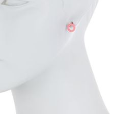 Bijuterii Femei Marc by Marc Jacobs Rubber Doughnut Stud Earrings BRIGHT ROSE