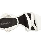 Incaltaminte Femei Calvin Klein Naya Platinum White Laquered SnakeLeather