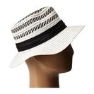 Accesorii Femei Vince Camuto Striped Fedora Hat White