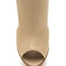 Incaltaminte Femei CheapChic Style Fix Faux Leather Cut-out Booties Natural