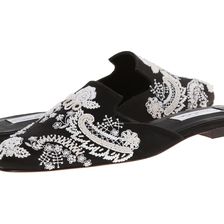 Oscar de la Renta Vesna 10mm Slide Black Embroidery