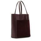 Accesorii Femei Kelly Katie Kelly Katie Suede Pocket Tote Burgundy