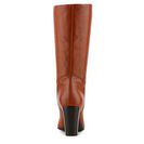 Incaltaminte Femei Giuseppe Zanotti Leather Stacked Heel Boot Orange