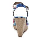 Incaltaminte Femei Moda Spana Vicky Wedge Sandal Blue Floral