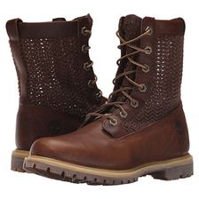 Incaltaminte Femei Timberland Timberland Authentics Open Weave 6quot Boot Medium Brown with Brown Weave