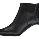 Incaltaminte Femei Rockport Total Motion 75mm Pointy Toe Layer Bootie Black Burn CalfSnake Emboss