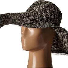 BCBGeneration Sheer Edge Floppy Hat Black