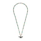 Bijuterii Femei Lucky Brand Turquoise Lucky Layer Necklace with Butterfly Two-Tone