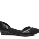 Incaltaminte Femei Kelly Katie Andrea Flat Black Reptile Faux Suede