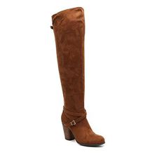 Incaltaminte Femei Madden Girl Dallas Wide Calf Over The Knee Boot Cognac